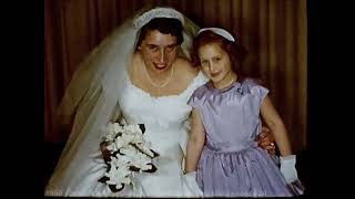 1956  Izzy Goldbaum  Adrian Tarnow Wedding  April 5 1956  reel 424 [upl. by Skoorb]