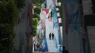 Honrarán a docentes tlaxcaltecas con murales en Las Escalinatas de los Héroes tlaxcala [upl. by Akimehs777]