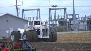 BIG BUD STEIGER TIGER AND 8020 JOHN DEERE PLOWING AT THE 2009 12 CENTURY OF PROGRESS RANTOUL IL [upl. by Gracie]