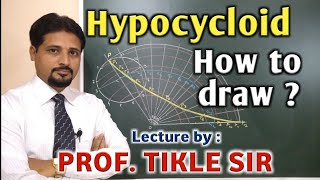 HOW TO DRAW HYPOCYCLOID IN ENGINEERING DRAWING AND GRAPHICS PART1 TIKLESACADEMYOFMATHS [upl. by Arte761]