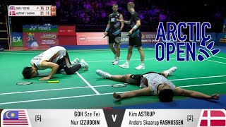 Final Arctic Open 2024  Goh Sze FeiNur Izzuddin vs Kim AstrupAnders Skaarup Rasmussen [upl. by Cirre]