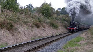 Severn Valley Railway SVR Autumn Steam Gala 2024 featuring three visiting locomotives [upl. by Coplin]