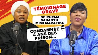 TÉMOIGNAGE GRAVE DE RHEMA SABAOTH  MIMI MAVATIKU [upl. by Mcnamee]