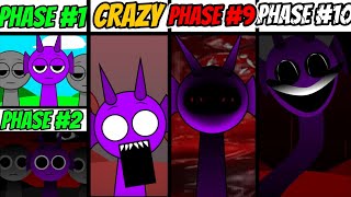 Phase 1 VS Phase 2 VS CRAZY VS Phase 9 VS Phase 10 in Incredibox Sprunki [upl. by Herbert178]