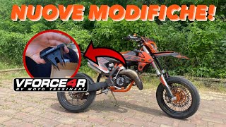 MONTAGGIO E TEST VFORCE 4R  KTM SX 125 [upl. by Branca84]