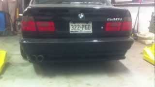 E34 95 6 speed 540i Straight pipes [upl. by Cairns]