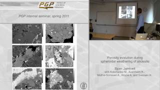 Lecture  Porosity evolution during spheroidal weathering of andesite [upl. by Rehtul]