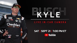 Kyle Buschs Bristol Night Race incar camera presented by Sunoco [upl. by Efinnej870]