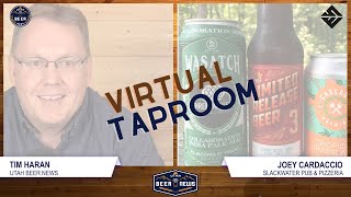 3 Beers with Joey • Slackwater Sandy • July 2021  Utah Beer News [upl. by Atikam777]