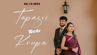 Tapasvi amp Krupa  Wedding Highlight  Nimantran360 Pictures  Ahmedabad [upl. by Diraj125]