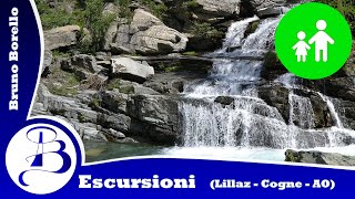 Cascate di Lillaz Itinerario ad anello consigliato con  per i bambini Lillaz Cogne  AO [upl. by Alexi]