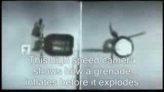 Ultra Slow Motion Grenade Explosion Wach it Expand before Exloding [upl. by Gnemgnok576]