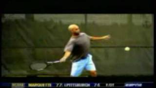 James Blake  Slow Motion Forehand Side View [upl. by Cavil]