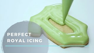 How to Make The BEST ROYAL ICING Quick amp Easy Tasty Recipe [upl. by Silvio412]