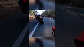 Ducati Panigale vs Yamaha R6 [upl. by Nevet]