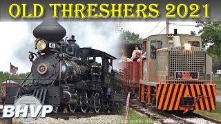 The Trains at Old Threshers 2021  Mount Pleasant IA [upl. by Adnol539]