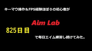 【Aim Lab】エイム練習【８２５日目】 [upl. by Reseda]