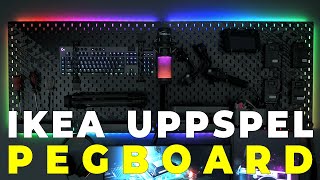 Ikea UPPSPEL Pegboard with a GAMER Vibe [upl. by Rupert289]