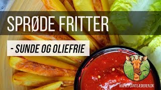 Sprøde kartoffelbåde  OLIEFRI UDEN SALT [upl. by Pavla]