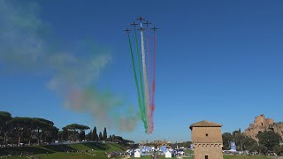 SORVOLO FRECCE TRICOLORI  ROMA 1 NOVEMBRE 2024 [upl. by Notyrb]