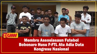 Membru Assosiasaun Futebol Bobonaro Husu FFTL atu hadia data Kongresu Nasional [upl. by Milka]