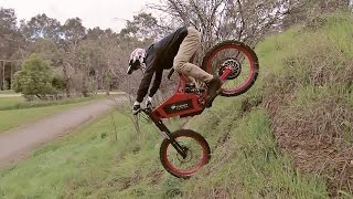 Jarryd McNeils first run on the Stealth B52 electric bike from Stealth Electric Bikes [upl. by Apps569]