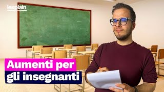 Aumento stipendi docenti quando ci sarà e di quanto sarà [upl. by Ardnekan971]