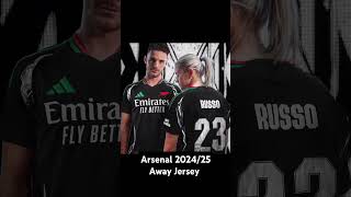 🔴 ARSENAL Away Jersey ⚪ 20242025 short arsenal football [upl. by Ardnauq]