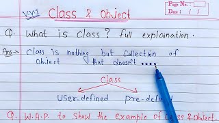 Class and Object in Java  Learn Coding [upl. by Ulberto707]