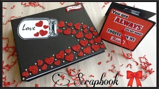 LOVEBIRTHDAYANNIVERSARY SCRAPBOOK  Anniversary Gift idea [upl. by Francoise]