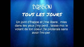 Dibson  Tous les jours [upl. by Alisha580]