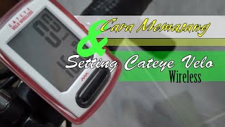 Cara Setting CATEYE Velo Wireless [upl. by Pega119]