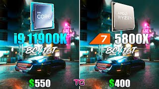 Ryzen 7 5800X vs Core i9 11900K Test in 8 Games [upl. by Macdonell221]