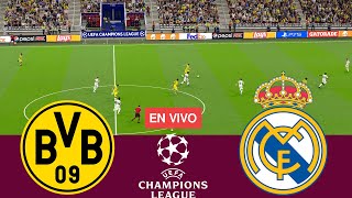 EN VIVO Borussia Dortmund vs Real Madrid Final UEFA Champions League 2024  VideoGame pes 2021 [upl. by Velick]