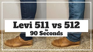 Levi 511 vs 512  Understanding the Difference [upl. by Tihom]