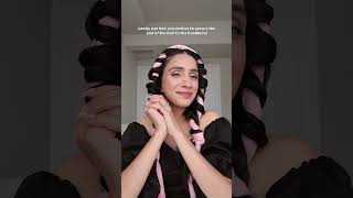 How to do Heatless Curls the Right Way faizainam heatlesswaves heatlesscurls [upl. by Egwan]