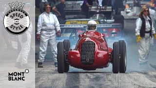 Wild onedge hillclimb from 80yearold Alfa Romeo [upl. by Hathcock]