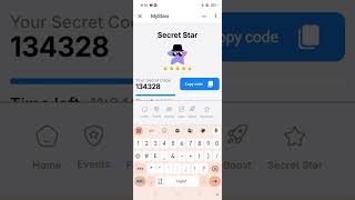 ⭐ MyStar Secret Code Today  My Star 3 November Secret Code Today  Secret Star [upl. by Amsirak691]