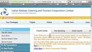 Online Train Ticket Booking via IRCTC [upl. by Paluas]