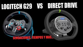 LOGITECH G29 VS DIRECT DRIVE QUE TANTO HACE LA DIFERENCIA UN VOLANTE EN EL SIMRACING  TIEMPOS 2024 [upl. by Charteris]