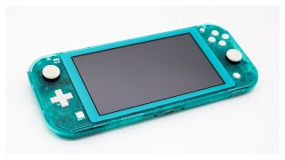 Nintendo Switch Lite Shell Replacement  eXtremeRate Clear Emerald Green [upl. by Aldon916]