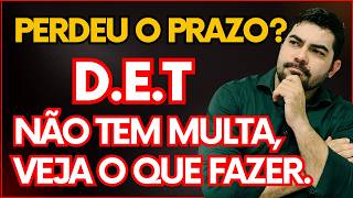 MULTA DET DO MEI É MENTIRA PERDI O PRAZO PARA CADASTRAR O MEI NO DET E AGORA [upl. by Ahsat]