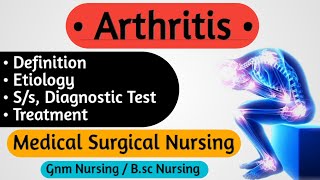 Arthritis  Arthritis In Hindi  Medical Surgical Nursing Lecture  Nursing Notes [upl. by Sidwell]