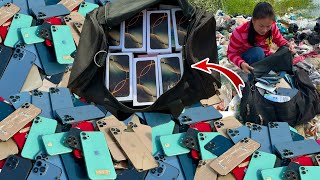 😍Its a lucky time ​ 📲Found Many iPhone 1116 in the Bag  How to restoration phone Cracked [upl. by Carlie107]