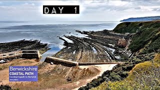 Berwickshire Coastal Path Day 1  Cockburnspath to St Abbs [upl. by Aleciram655]