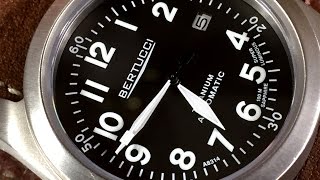 Bertucci A3T Navigator TiMatic Watch Review [upl. by Gaige]