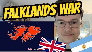 British Guy Reacts to FALKLANDS WAR  OVERSIMPLIFIED  Brutal Conflict [upl. by Aryaz]