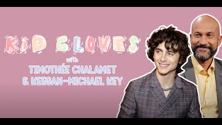 Timothée Chalamet and KeeganMichael Key get interrogated by kids in hilarious Wonka interview [upl. by Maurise]