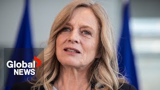 Rachel Notley steps down as Alberta NDP leader quotThe honour of my lifequot  FULL [upl. by Omixam]