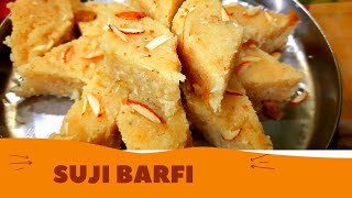 SUJI BARFI RECIPE  MISTI RECIPE [upl. by Rebor]